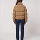 Short Workwear-Style Puffer Jacket with Chest Pockets