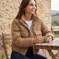 Short Workwear-Style Puffer Jacket with Chest Pockets