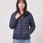 Short Ultra-Lightweight Hooded Puffer Jacket