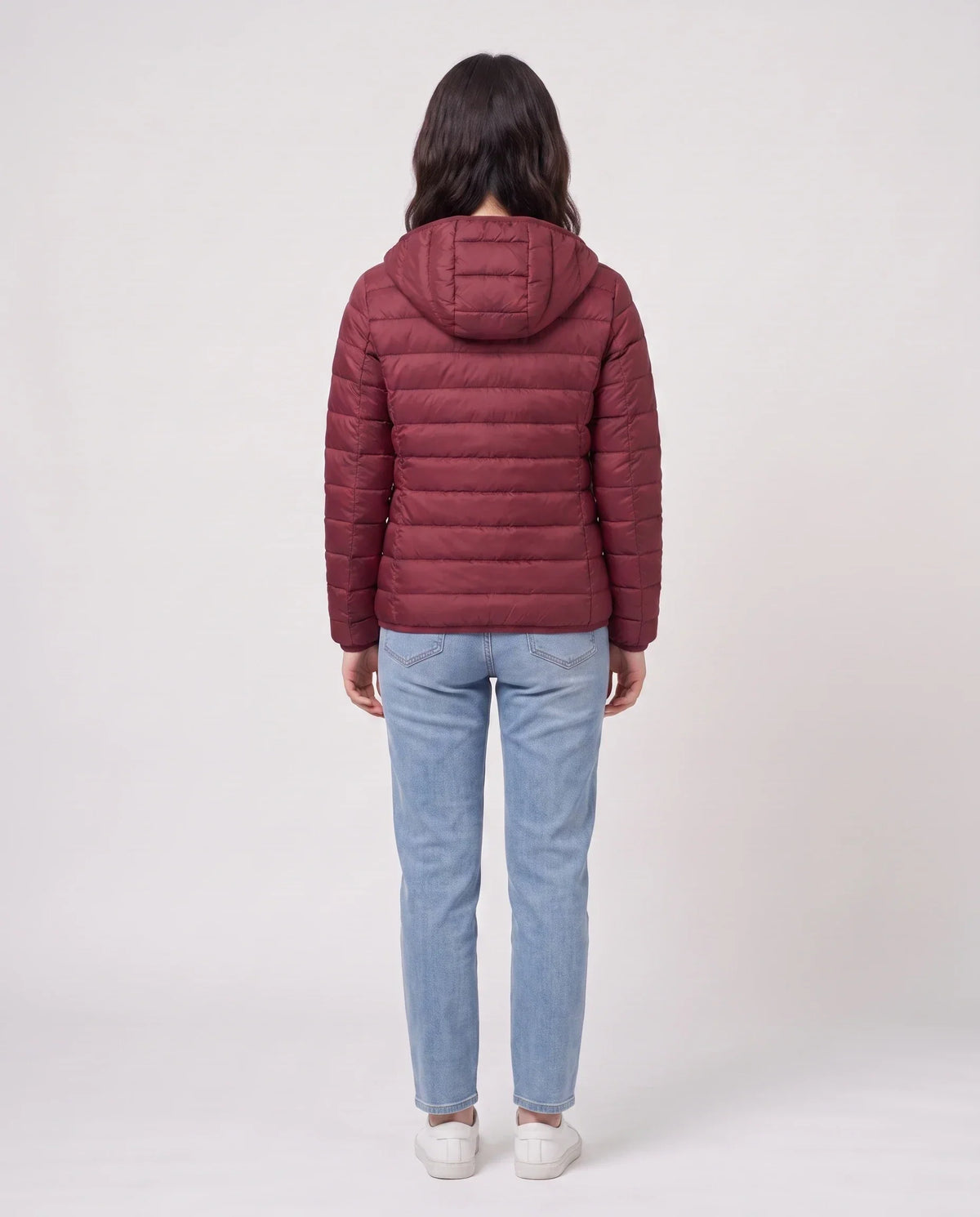 Short Ultra-Lightweight Hooded Puffer Jacket
