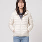 Short Ultra-Lightweight Hooded Puffer Jacket