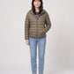 Short Ultra-Lightweight Hooded Puffer Jacket