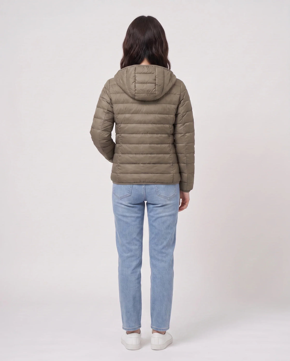 Short Ultra-Lightweight Hooded Puffer Jacket