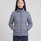 Short Ultra-Lightweight Puffer Jacket with Funnel Collar