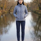 Short Ultra-Lightweight Puffer Jacket with Funnel Collar