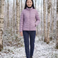Short Ultra-Lightweight Puffer Jacket with Funnel Collar