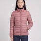 Short Ultra-Lightweight Puffer Jacket with Funnel Collar
