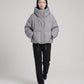 Cropped Hooded Puffer Jacket