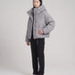 Cropped Hooded Puffer Jacket