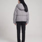 Cropped Hooded Puffer Jacket