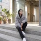 Cropped Hooded Puffer Jacket