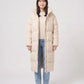 Extra-Long Puffer Jacket with Detachable Hood