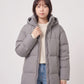 Extra-Long Puffer Jacket with Detachable Hood