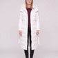 Extra-Long Hooded Puffer Jacket with Belt
