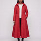 Extra-Long Flared Hooded Puffer Coat