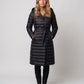 Extra-Long Lightweight Hooded Puffer Jacket with Belt