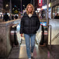 Short Oversized Puffer Jacket with Large Collar