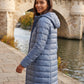 Lightweight Fitted Puffer Jacket with Detachable Hood