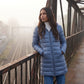 Lightweight Fitted Puffer Jacket with Detachable Hood