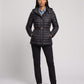 Lightweight Hooded Puffer Jacket with Buckle Belt