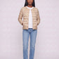 Lightweight Puffer Jacket with Convertible Collar
