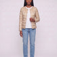Lightweight Puffer Jacket with Convertible Collar