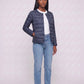 Lightweight Puffer Jacket with Convertible Collar
