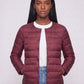 Lightweight Puffer Jacket with Convertible Collar