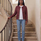 Lightweight Puffer Jacket with Convertible Collar