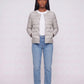 Lightweight Puffer Jacket with Convertible Collar