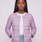 Lightweight Puffer Jacket with Convertible Collar
