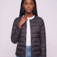 Lightweight Puffer Jacket with Convertible Collar