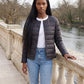 Lightweight Puffer Jacket with Convertible Collar