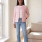Lightweight Puffer Jacket with Convertible Collar