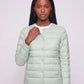 Lightweight Puffer Jacket with Convertible Collar