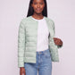 Lightweight Puffer Jacket with Convertible Collar
