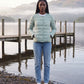 Lightweight Puffer Jacket with Convertible Collar