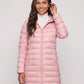 Lightweight Fitted Puffer Jacket with Detachable Hood