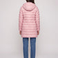 Lightweight Fitted Puffer Jacket with Detachable Hood