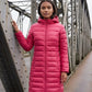 Lightweight Fitted Puffer Jacket with Detachable Hood