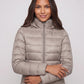 Lightweight Fitted Puffer Jacket with Detachable Hood
