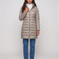 Lightweight Fitted Puffer Jacket with Detachable Hood