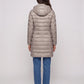 Lightweight Fitted Puffer Jacket with Detachable Hood