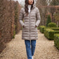 Lightweight Fitted Puffer Jacket with Detachable Hood