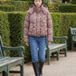 Short Oversized Leopard Puffer Jacket with Detachable Hood