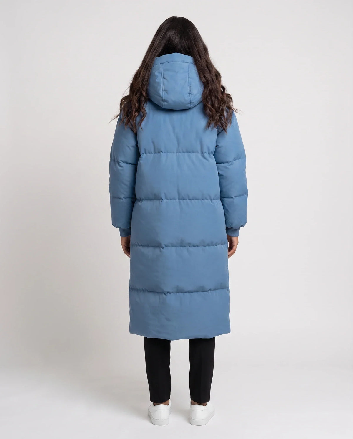 Long Hooded Puffer Jacket