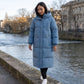 Long Hooded Puffer Jacket