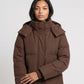 Long Hooded Puffer Jacket
