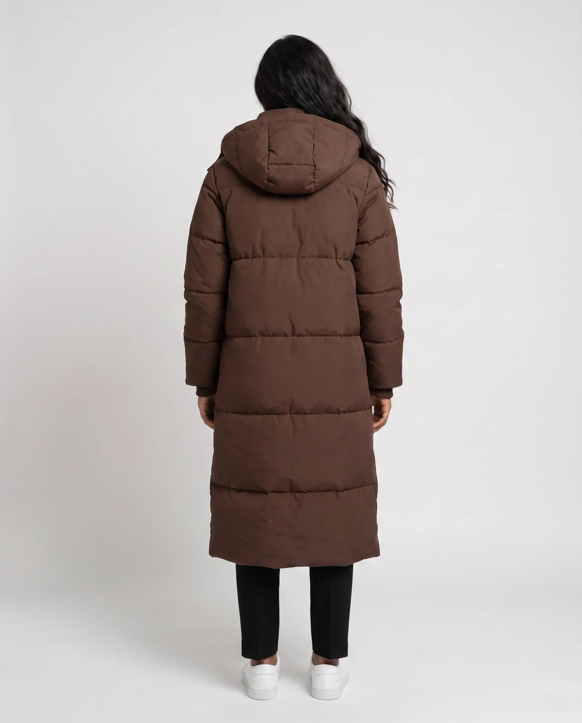 Long Hooded Puffer Jacket