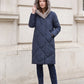 Long Puffer Jacket with Faux Fur-Lined Hood